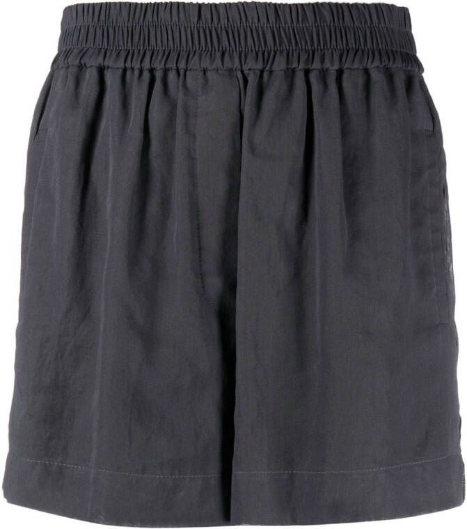 Brunello Cucinelli Ruimvallende shorts Grijs