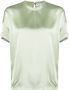 Brunello Cucinelli Satijnen top Groen - Thumbnail 1
