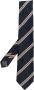 Brunello Cucinelli Gestreepte stropdas Blauw - Thumbnail 1