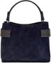 Brunello Cucinelli Shopper verfraaid met ketting Blauw - Thumbnail 1