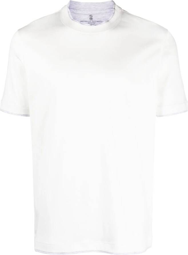 Brunello Cucinelli Katoenen T-shirt Wit