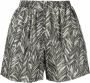 Brunello Cucinelli Shorts met print Groen - Thumbnail 1