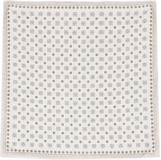 Brunello Cucinelli Sjaal met print Beige