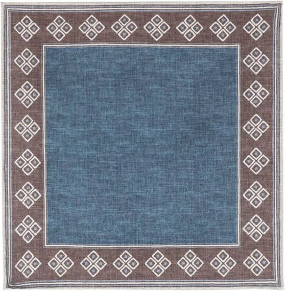 Brunello Cucinelli Sjaal met print Blauw