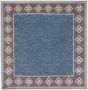 Brunello Cucinelli Sjaal met print Blauw - Thumbnail 1
