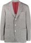 Brunello Cucinelli Blazer met enkele rij knopen Grijs - Thumbnail 1