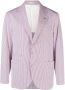 Brunello Cucinelli Colbert met enkele rij knopen Wit - Thumbnail 1