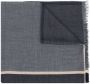 Brunello Cucinelli Sjaal met colourblocking Blauw - Thumbnail 1