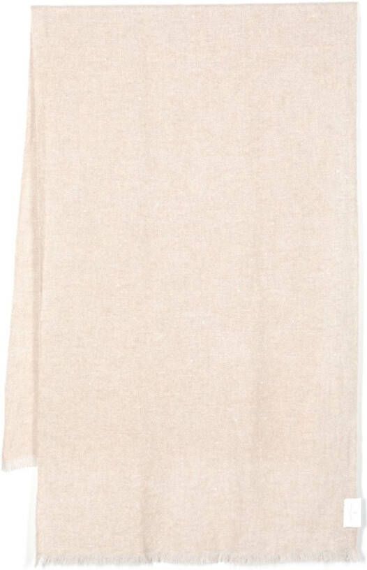 Brunello Cucinelli Sjaal verfraaid met pailletten Beige