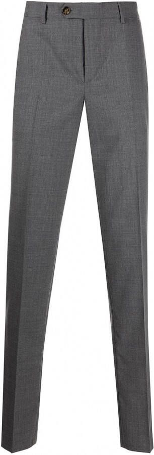 Brunello Cucinelli Slim-fit pantalon Grijs