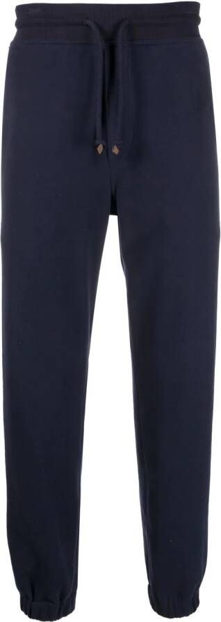 Brunello Cucinelli Slim-fit trainingsbroek Blauw