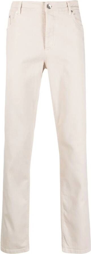 Brunello Cucinelli Straight broek Beige