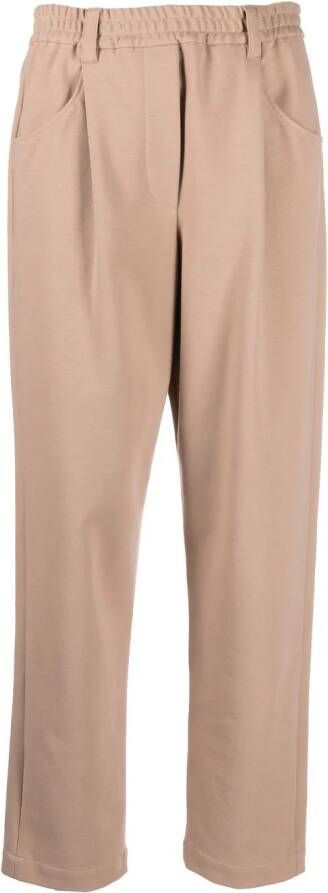 Brunello Cucinelli Straight broek Beige