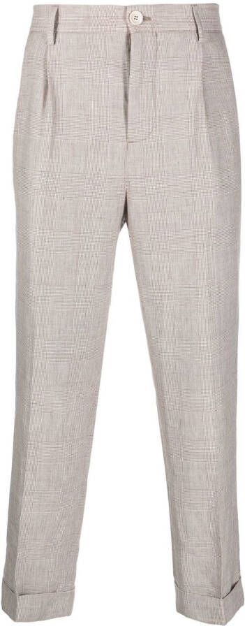Brunello Cucinelli Straight broek Bruin