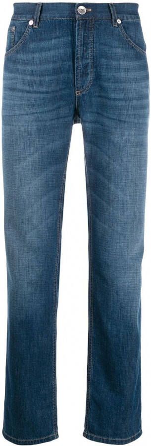 Brunello Cucinelli Straight jeans Blauw