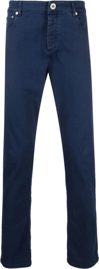 Brunello Cucinelli Straight jeans Blauw