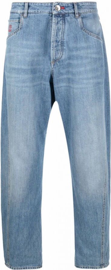 Brunello Cucinelli Straight jeans Blauw
