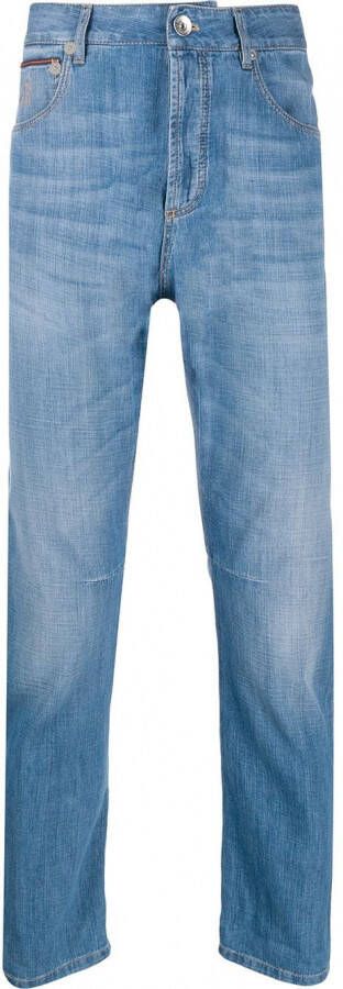 Brunello Cucinelli Straight jeans Blauw