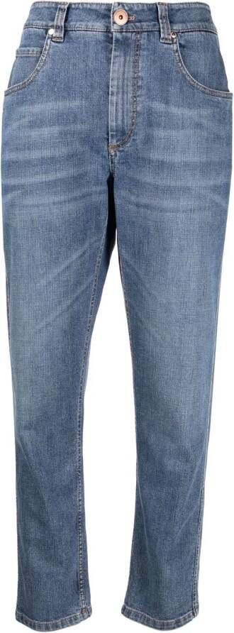 Brunello Cucinelli Straight jeans Blauw