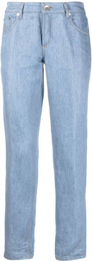 Brunello Cucinelli Straight jeans Blauw
