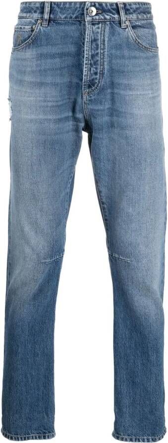 Brunello Cucinelli Straight jeans Blauw