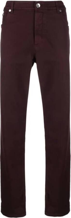 Brunello Cucinelli Straight jeans Rood