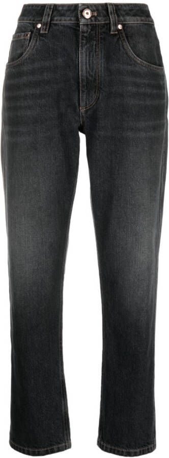 Brunello Cucinelli Cropped jeans Grijs