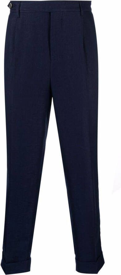 Brunello Cucinelli Straight pantalon Blauw
