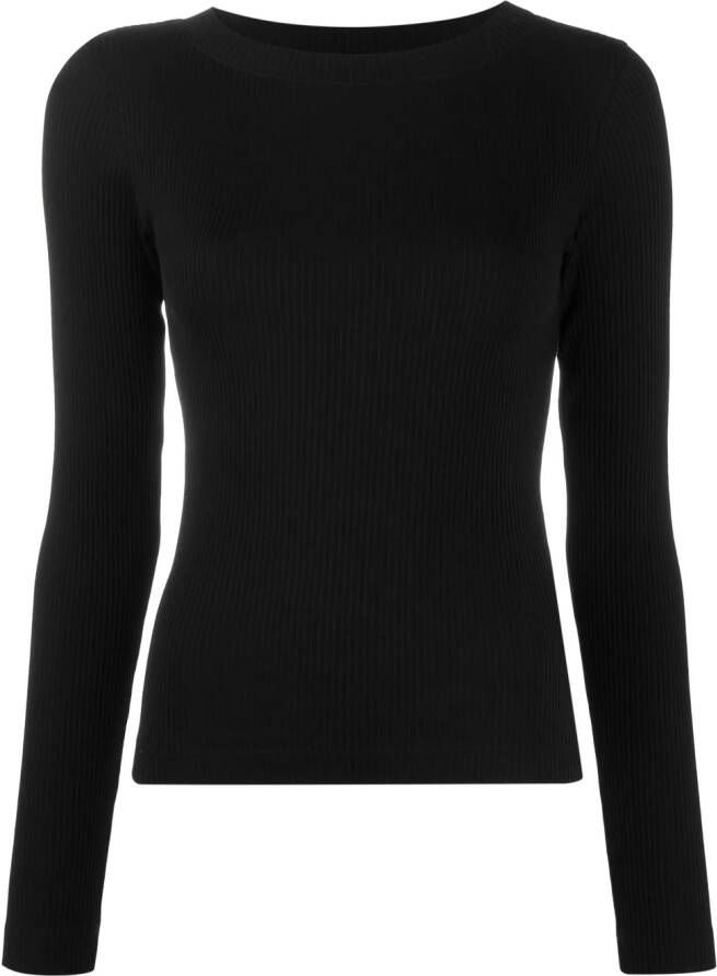 Brunello Cucinelli T-shirt met ketting afwerking Zwart
