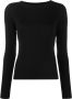 Brunello Cucinelli T-shirt met ketting afwerking Zwart - Thumbnail 1