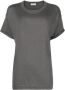 Brunello Cucinelli T-shirt met ronde hals Grijs - Thumbnail 1