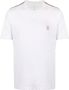 Brunello Cucinelli T-shirt met ronde hals Wit - Thumbnail 1