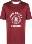 Brunello Cucinelli T-shirt met tekst Rood - Thumbnail 1