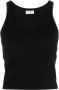 Brunello Cucinelli Tanktop verfraaid met ketting Zwart - Thumbnail 1