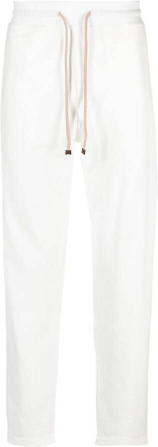 Brunello Cucinelli Broek met trekkoord Wit
