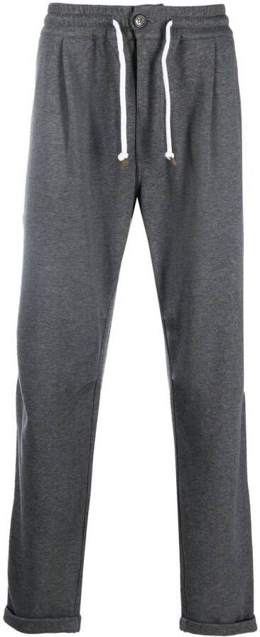 Brunello Cucinelli Trainingsbroek met knoopsluiting Grijs