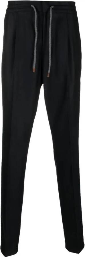 Brunello Cucinelli Trainingsbroek met toelopende pijpen Zwart