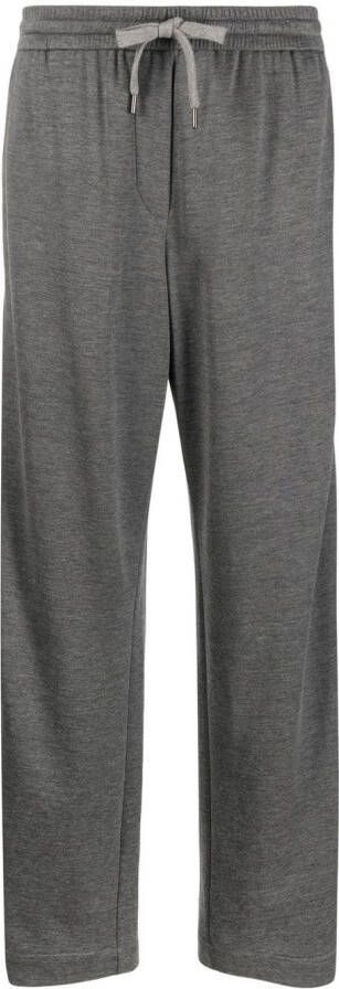 Brunello Cucinelli Trainingsbroek met trekkoord Grijs