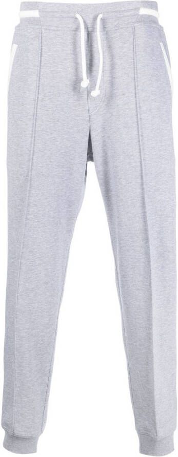 Brunello Cucinelli Trainingsbroek met trekkoordtaille Grijs