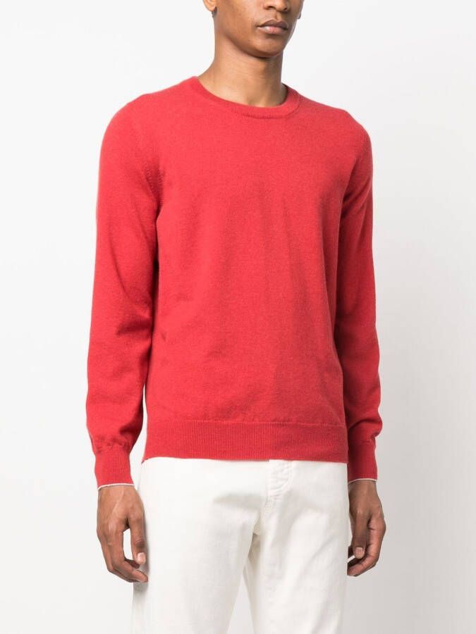 Brunello Cucinelli Trui met lange mouwen Rood