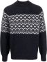 Brunello Cucinelli Trui met patroon Blauw - Thumbnail 1