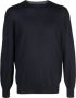 Brunello Cucinelli Trui met ronde hals Blauw - Thumbnail 1