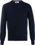 Brunello Cucinelli Trui met ronde hals Blauw - Thumbnail 1