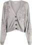 Brunello Cucinelli Vest met V-hals Grijs - Thumbnail 1