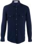Brunello Cucinelli Wollen overhemd Blauw - Thumbnail 1