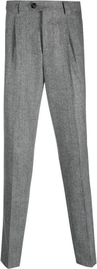 Brunello Cucinelli Wollen pantalon Grijs