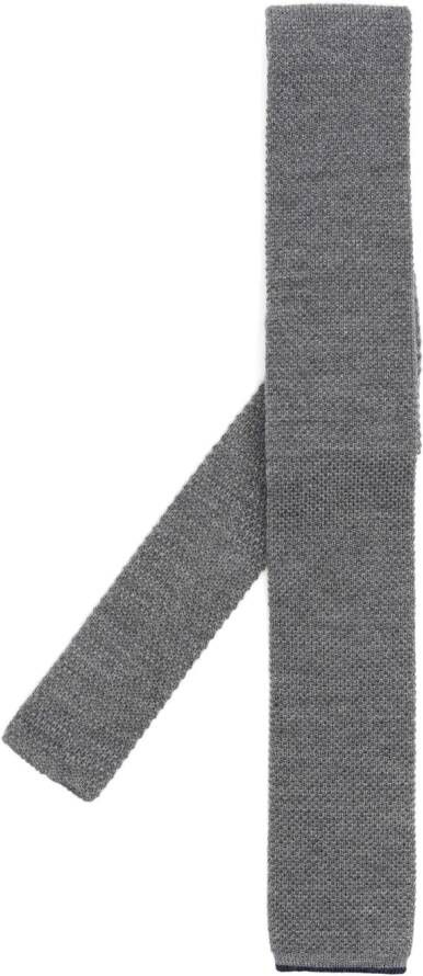 Brunello Cucinelli Wollen stropdas Grijs