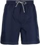 Brunello Cucinelli Zwembroek met geborduurd logo Blauw - Thumbnail 1