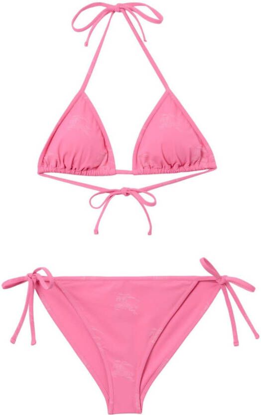 Burberry Bikini met monogram Roze