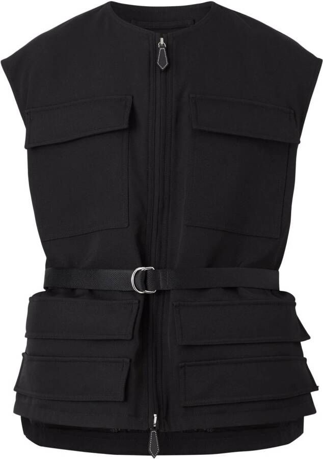 Burberry Cargo gilet Zwart